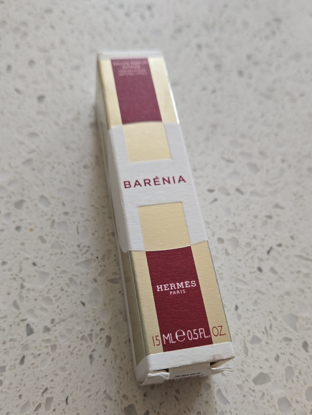 Hermès Barénia Mini Box - Burgundy & Cream